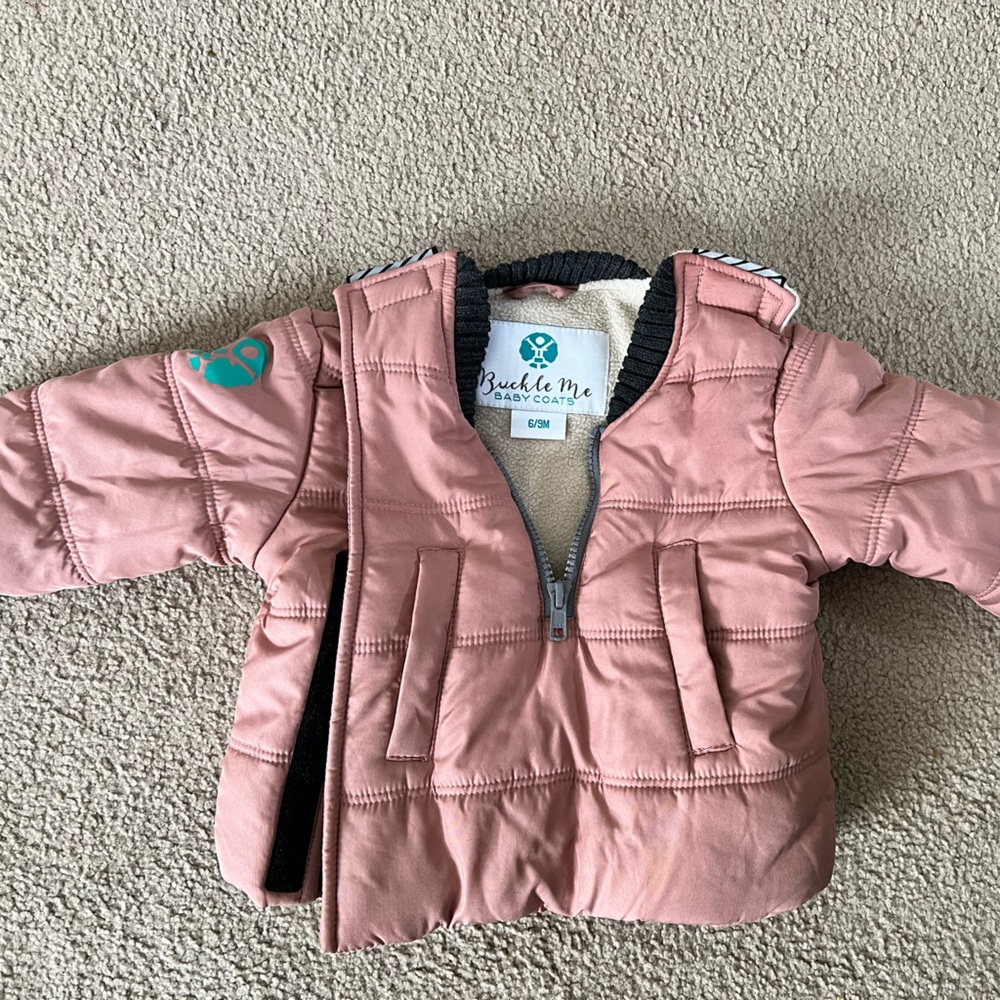 Buckle me baby car seat coat, 6/9 months
